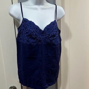Banana Republic Lace Top Blue Camisole